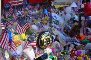 Boston Marathon bombing shrine