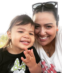 Lisette and her daughter