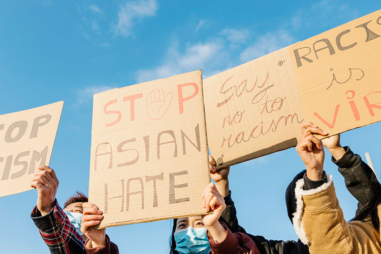 Stop Asian hate posters