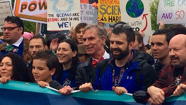 Bill Nye leads March for Science in Washington, D.C.