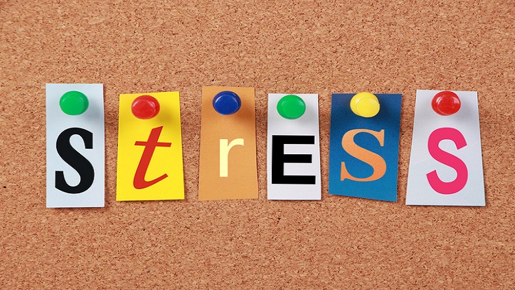 Image of the word stress