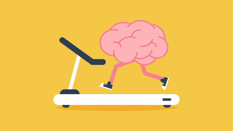 Brain on treadmill