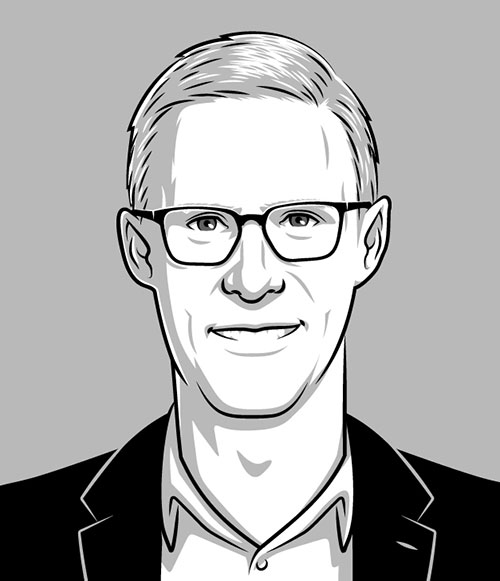 Illustration of Steve Fleming