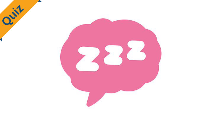 pink brain with sleeping z's 